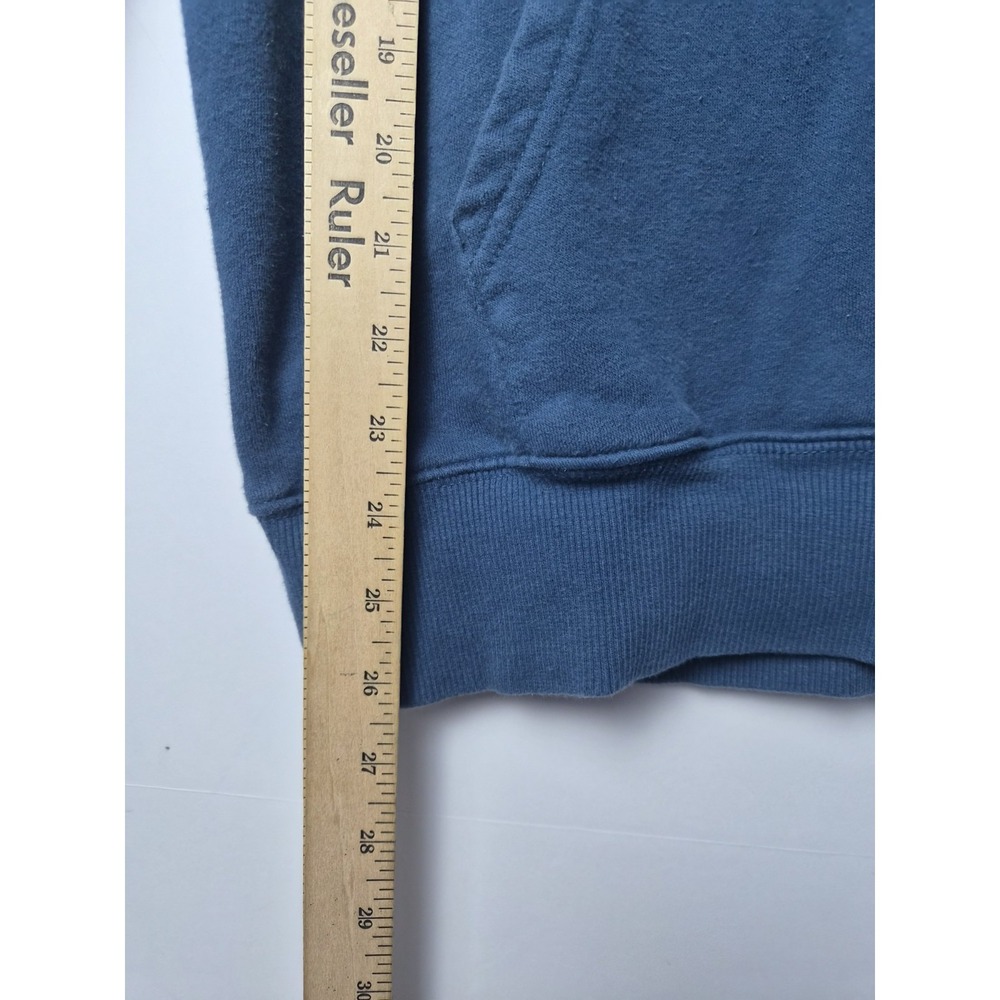 Men's The North Face Blue Pullover Sweatshirt Hoodie With Graphic Logo Sz Medium - Picture 6 of 7